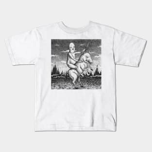 The Pig Rider Kids T-Shirt